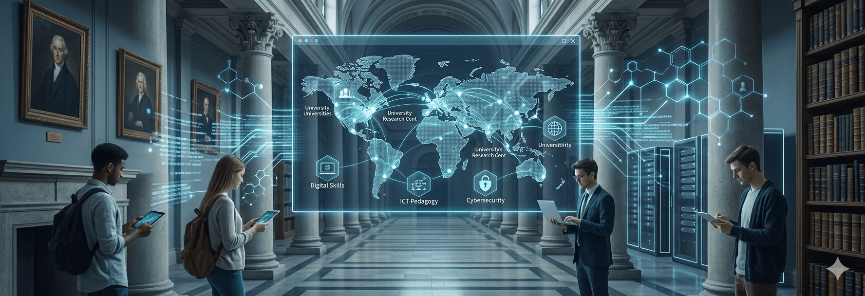 O Ecossistema Digital: A Convergência entre a Tradição Académica e a Inovação Tecnológica.