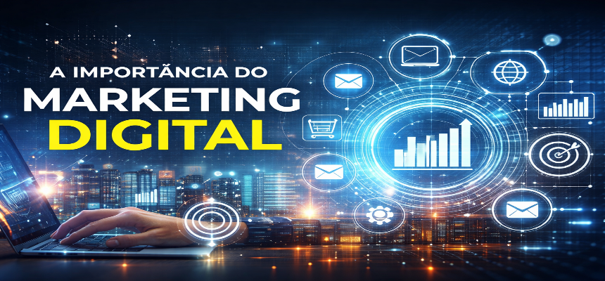 imagem minimalista sobre marketing digital
